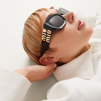 Miu Miu MU09WS 1AB5S0-53 Black / Dark Grey Lenses