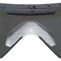 Pit Viper The Merika Original Regular 2.0 White w Blue Splatter / Blue Mirror Polarised Lenses