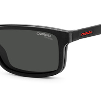 Carrera Clip-On 8057/CS 003 M9 55 Matte Black / Grey Polarised Lenses