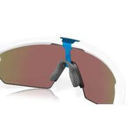 Oakley Sphaera OO9403-0236 Matte White / Prizm Sapphire Polarised Lenses