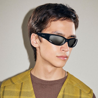 Arnette Catfish AN4302 28676R-65 Metallic Silver / Dark Green Petrol Mirror Lenses