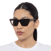 Saint Laurent SL276MICA 001 Black / Grey Lenses