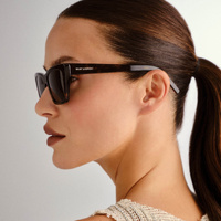 Saint Laurent SL276MICA 002 Havana / Grey Lenses