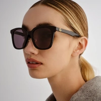 Gucci GG1000SK 001 Black / Grey Lenses