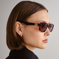 Gucci GG1534S 002 Havana / Brown Lenses