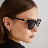 Gucci GG1596SK 001 Black / Grey Lenses