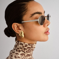 Saint Laurent SL692 002 Silver / Grey Lenses