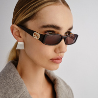 Gucci GG1661S 002 Havana / Brown Lenses