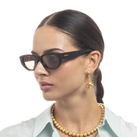 Oroton Nadja B ORO2456401 Signature Tortoise / Red Brown Mono Lenses