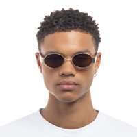 Aire Mars AIR2442296 Satin Gold w Charcoal Tortoise / Brown Mono Lenses