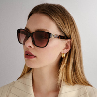 Fiorelli Ruth FIO2547304 Black w Dark Tortoise / Brown Gradient Lenses