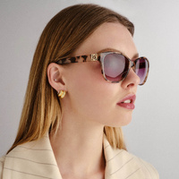 Fiorelli Ruth FIO2547305 Charcoal Tortoise / Warm Smoke Gradient Lenses