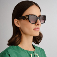 Oroton Scarlett ORO2556425 Black w Neo Tortoise / Warm Smoke Gradient Lenses