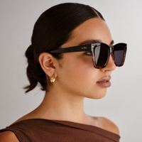 Aire Intergalactic AIR2542241 Black Tortoise Splice / Smoke Mono Lenses