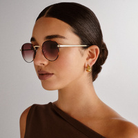 Aire Rising AIR2542261 Gold w Tortoise / Brown Gradient Lenses