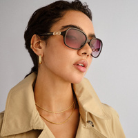 Fiorelli Aggie FIO2547315 Dark Chocolate / Warm Smoke Gradient Lenses