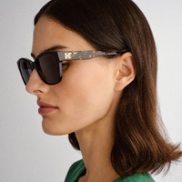 Oroton Blaire II ORO2556472 Black w Neue Tortoise / Smoke Polarised Lenses