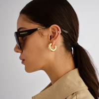 Fiorelli Alexa FIO2547318 Black w Gold / Cool Smoke Gradient Lenses