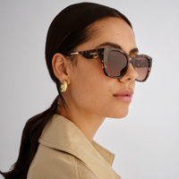 Fiorelli Alexa FIO2547319 Spring Tortoise w Gold / Dark Brown Gradient Lenses