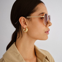 Fiorelli Jamie FIO2547323 Rose Haze w Gold / Brown Gradient Lenses