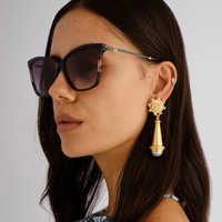 Camilla Deep Sea Dive CAM2531065 Teal Marble / Cool Smoke Gradient Lenses