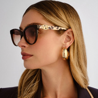 Camilla All Aboard CAM2531071 Chocolate w Leopard / Brown Gradient Lenses