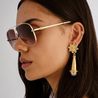 Camilla The Voyage CAM2531076 Gold w Leopard / Khaki Gradient Lenses