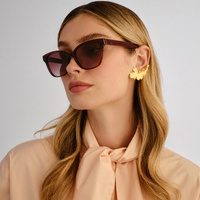 Oroton Dalia OPS2556536 Burgundy / Warm Smoke Gradient Lenses