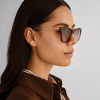 Oroton Elea OPS2556541 Signature Tortoise w Denim / Brown Gradient Lenses