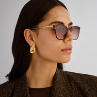 Oroton Coral OLS2556542 Signature Tortoise w Soft Pink / Brown Gradient Lenses