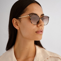 Oroton Arlet OLS2556545 Khaki Tortoise / Khaki Gradient Lenses