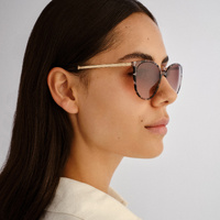 Oroton Arlet OLS2556547 Smoked Rose Tortoise / Brown Gradient Lenses