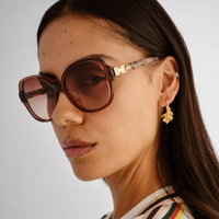 Oroton Olympe ORO2556552 Dusty Rose w Rose Tortoise / Tan Gradient Lenses