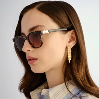 Oroton Odessa OPS2650800 Biscuit Tortoise w Black / Brown Gradient Lenses