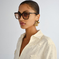 Oroton Olivine ORO2650834 Chocolate w Biscuit Tortoise / Brown Gradient Lenses