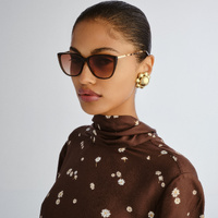 Oroton Sabelle OLS2650837 Chocolate w Cookie Tortoise / Brown Gradient Lenses