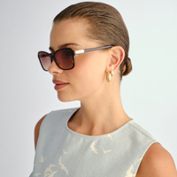 Oroton Avelina OLS2650847 Signature Tortoise w Navy / Brown Gradient Lenses