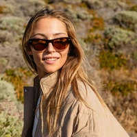 Otis Out Of Sight 202-2501 Eco Crystal Pebble / Brown Lenses