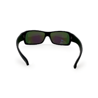 Mangrove Jacks Layback C11 Matte Black / Green Revo Polarised Lenses
