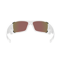 Oakley Batwolf Custom OO9101 White / Prizm Sapphire Polarised Lenses