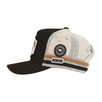Ringers Western Country Club Deep Fit Trucker Cap Black OSFM