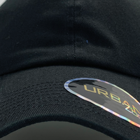 Urban Zoo Yonkers 106 Dad Cap w/ Cloth Strap Black OSFA