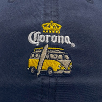 Gilroy Co. Corona Combi Distressed Ball Park Dad Hat Navy OSFM