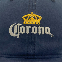 Gilroy Co. Corona Crown Logo Ball Park Dad Hat Navy OSFM