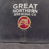Gilroy Co. Great Northern Fishing Ball Park Dad Hat Black OSFM