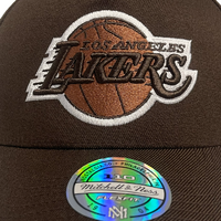 Mitchell & Ness Los Angeles Lakers Flexfit 110 Core Brown OSFM