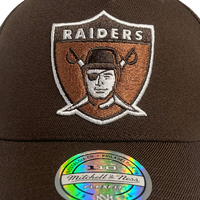 Mitchell & Ness Oakland Raiders Flexfit 110 Core Brown OSFM