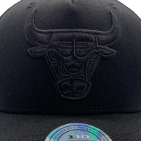 Mitchell & Ness Chicago Bulls Flexfit 110 Evergreen Core Black/Black OSFM