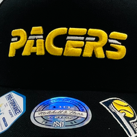 Mitchell & Ness Indiana Pacers Flexfit 110 Double Up Black OSFM