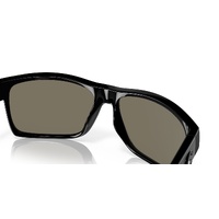 Costa Del Mar Half Moon 6S9026 902611-60 Shiny Black / Blue Mirror Polarised Lenses